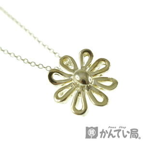 Tiffany & Co Flower Motif Necklace Sterling Jewelry Kantei kyoku Kasugai